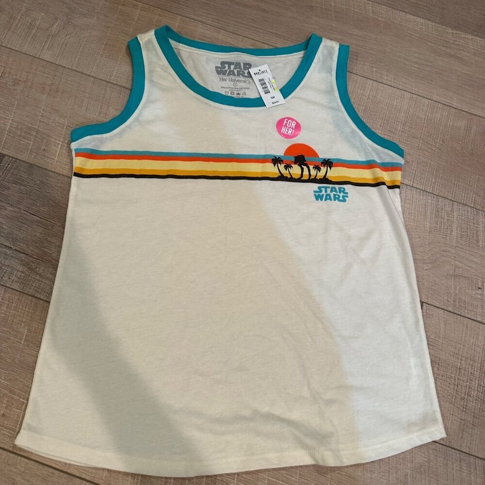 BOX LUNCH STAR WARS WOMENS TANK NEW SHIRT SMALL